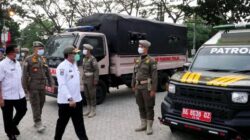 Gelar Apel Besar, Pemkab Lampung Selatan Tegaskan Kesiapsiagaan Satpol PP Hadapi Erupsi Anak Krakatau