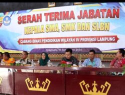 Resmi Dirotasi, Puluhan Kepala SMA/SMK di Lampung Utara dan Way Kanan Gelar Sertijab Hari Ini