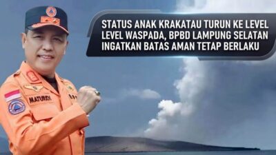 Aktivitas Gunung Anak Krakatau Melandai, Status Diturunkan Jadi Level II (Waspada)