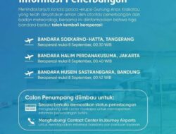 Tiga Bandara Utama Dikabarkan Kembali Beroperasi Bertahap Mulai 8 September 2026