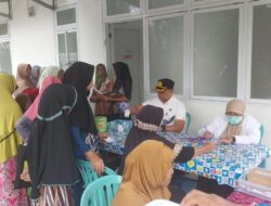 Mendekatkan Akses Layanan Kesehatan, Puskesmas Mider Tulang Bawang Baru Layani 54 Warga Sukadana Udik Gratis