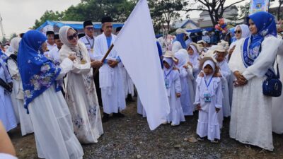 Ribuan Siswa PAUD di Sidomulyo Ikuti Simulasi Manasik Haji