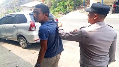 Pura-Pura ODGJ, Maling Warung di Bakauheni Nyaris Diamuk Massa