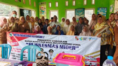 Jemput Bola Layanan Kesehatan, 25 Warga Desa Bandar Putih Manfaatkan Program Puskesmas Mider
