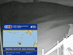 Gunung Anak Krakatau Kembali Erupsi Kamis 8 Oktober 2026