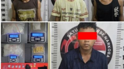 Polres Way Kanan Bongkar Jaringan Narkotika Skala Besar, 4 Tersangka dan Ratusan Gram Sabu Disita