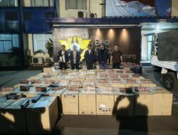 Satreskrim Polres Tulang Bawang Limpahkan Perkara Rokok Ilegal 105 Karton ke Bea Cukai Bandar Lampung