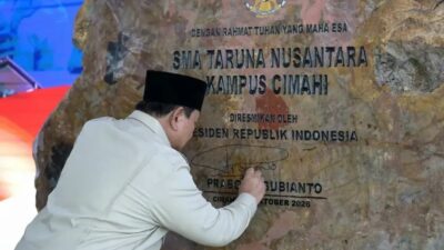 Presiden Prabowo Resmikan SMA Taruna Nusantara Kampus Cimahi Cetak Pemimpin Bangsa Berintegritas Tanpa Batas Sekat