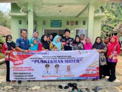 Senyum Ikhlas Nakes Puskesmas Kotabumi II di Sambut Warga Desa Sinar Mas dalam Program Puskesmas Mider